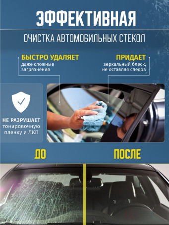 ACG GLASS CLEANER 650 мл Очиститель стекла и зеркальных поверхностей с аммиаком 1025926