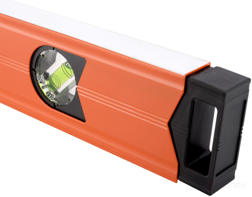 Уровень алюминиевый коробчатый 400 мм (3 глазка/1 зеркальный, магнитный) BERIL