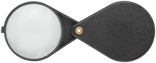 Лупа складная в пластиковом футляре, 50 мм-5Х