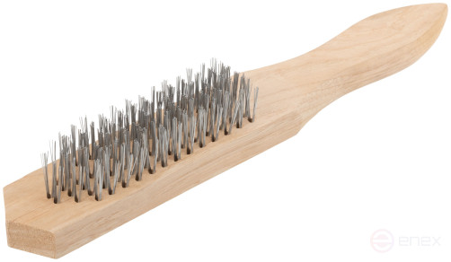 Корщетка ручная, деревянная рукоятка 280 мм, 6-ти рядная