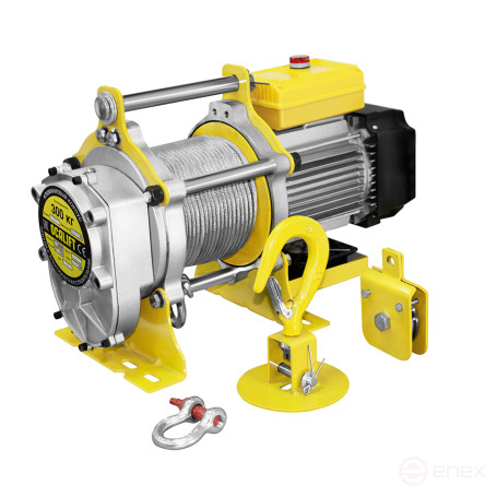 Construction winch OCALIFT TSA Lite g/n 300/600kg, 60m, 220v (model 500kg)