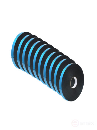 ACG Adhesive tape blue (10 pcs/pack) liner double-wall self-adhesive for weights 19 mm 50 m/LUXOR coil 1026931