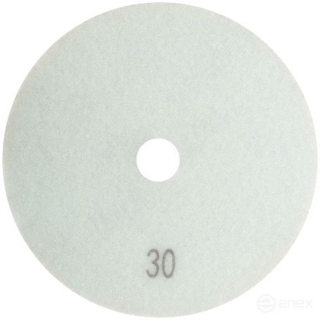 Алмазный гибкий шлифовальный круг АГШК (липучка), влажное шлифование, 125 мм, Р 30