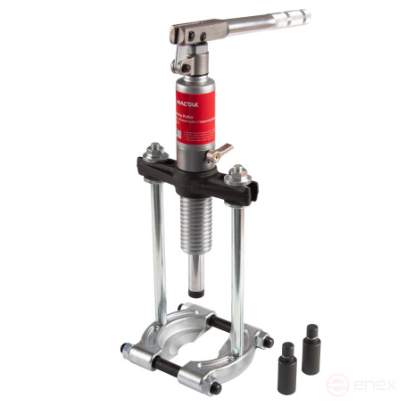 Съемник подшипников гидравлический, 4 т, 12-70 мм, сегментного типа, с совмещенным насосом МАСТАК 104-19704