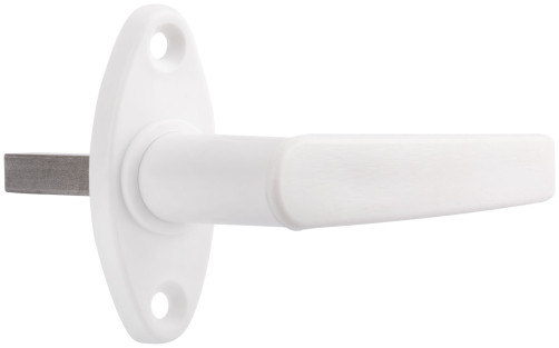 Plastic window handle, white