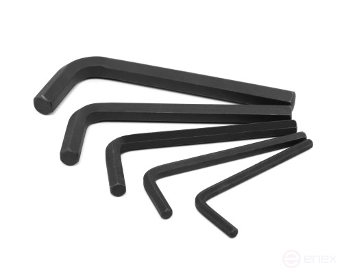Set of hexagonal bent keys (5 pcs) 5-12 PVC bags. SITOMO BELARUS
