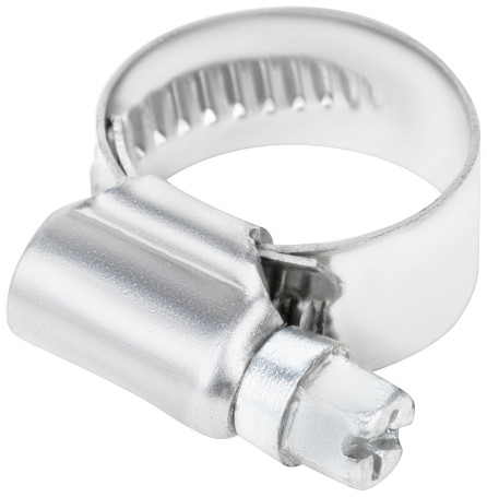 Хомут обжимной накатной, ширина 12 мм, нерж.сталь 12-20 мм