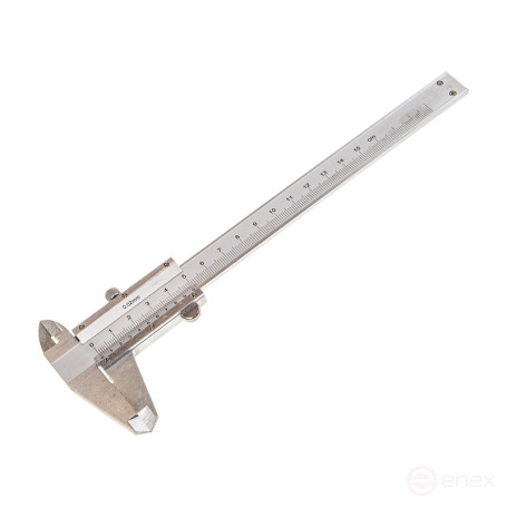 Штангенциркуль ER-15002 (0-150мм, 0.02мм; внутр. Ø, наруж. Ø + глубиномер), в пластиковом футляре ЭВРИКА /1/50