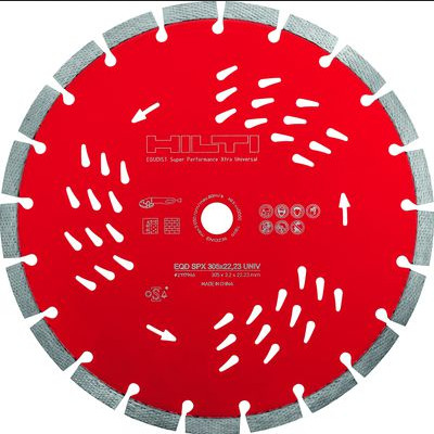Cutting disc EQD SPX 305/22 universal