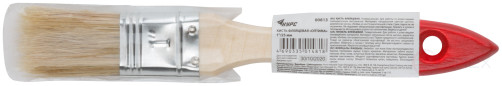 Кисть флейцевая "Оптима", натур. cветлая щетина, деревянная ручка 1" (25 мм)