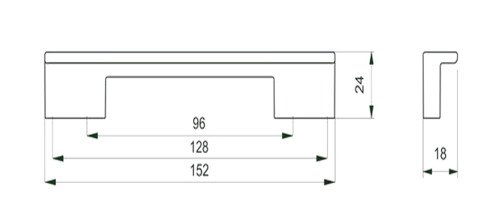 The handle is meb. the bracket is plastic. PS17/C17 96/128 Metallic+Metallic AKS