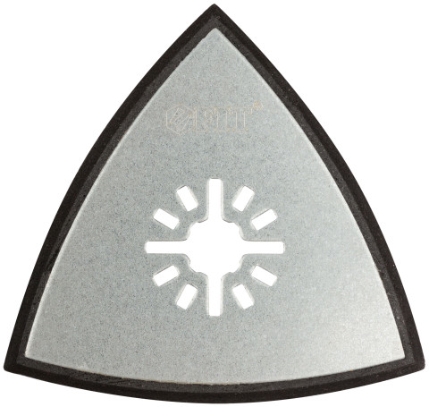 The sole for MFIs for grinding sheets is triangular 80 mm