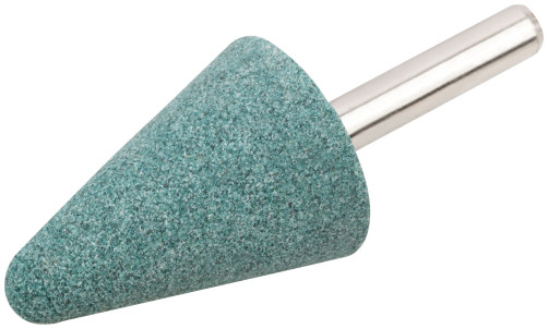 Шарошка абразивная (по камню, мрамору, кафелю), хвостовик 6 мм, трапеция 25 х 35 мм