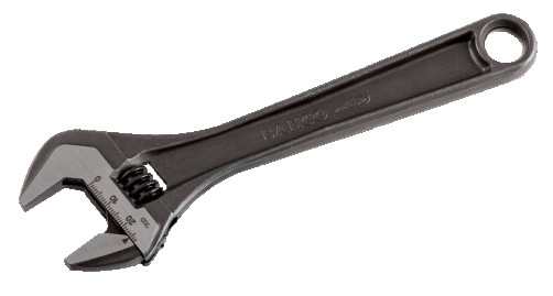 Oxidized adjustable wrench, length 305/grip 34 mm, industrial packaging