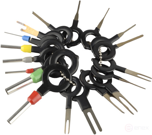 Pinout kit for connectors and contacts 18 pieces BERIL