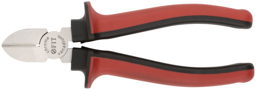 Side cutters "Lux", CrV steel, nickel-plated, soft rubberized handles 160 mm