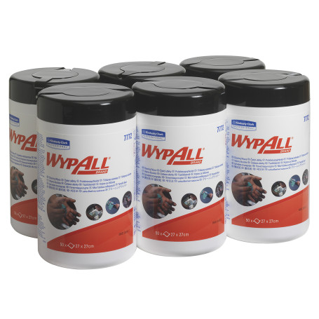WypAll® Протирочные салфетки - Зеленый (6 Туб x 50 листов)