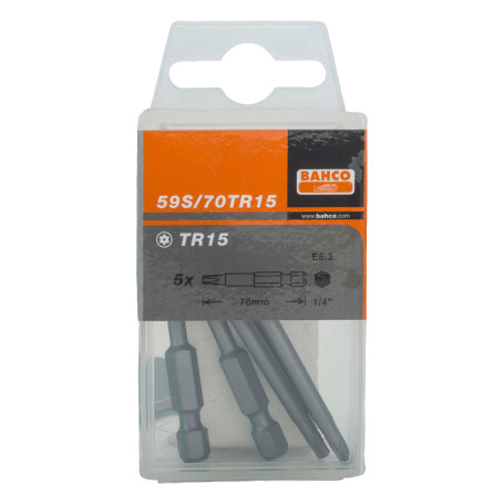 1/4 Биты под винты TORX TR27 L=70 мм