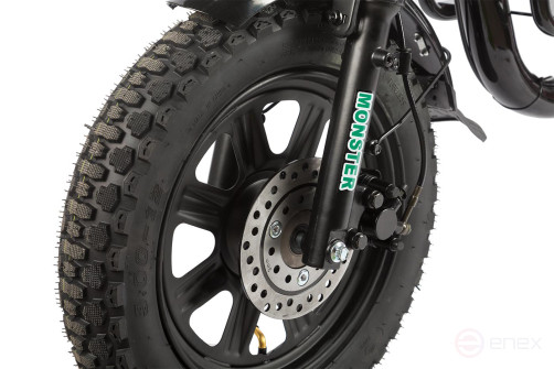 Электровелосипед Gelbert Khan Monster 1, черный