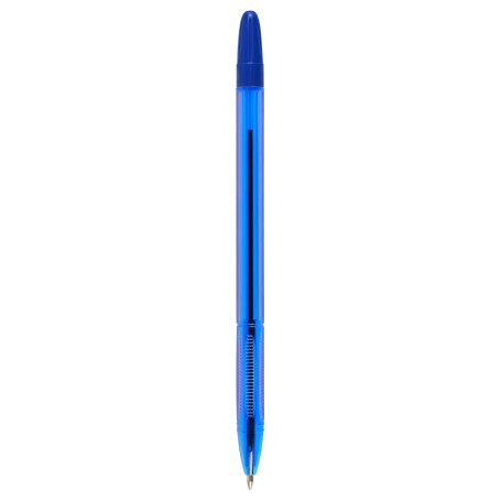 Ballpoint pen STAMM "555" blue, 0.7mm, tinted case