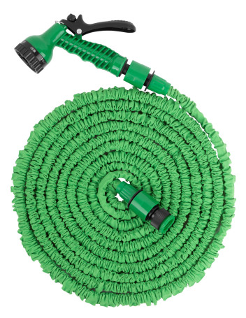 Watering kit (5-15 m stretchable hose and Watering gun, 7 modes)