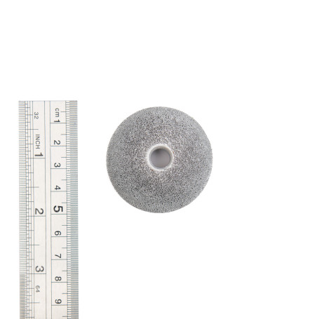 NS100 Полусфера шероховальная, Ø44,4x19мм, AH 3/8"-24 thread, 170 Grit