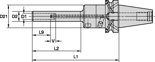 Гидравлический патрон BT40BHCSL18170M