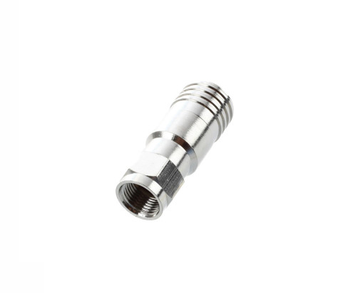 Connector plug F RG-11 Ripo Standart (crimp, brass material, nickel coating)