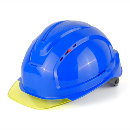 Каска защитная СОМЗ-80 Абсолют Престиж RAPID синяя, наличие вентиляционных отверстий, 15 шт.