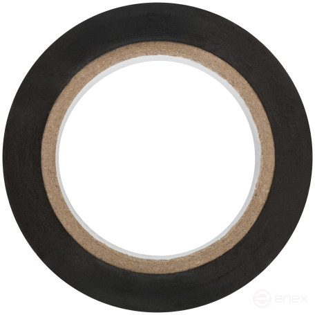 Изолента ПВХ самозатухающая 19 мм х 0,13 мм х 10 м (черная)