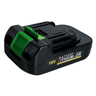 Replaceable Li-Ion battery 18 V 1.5A/h