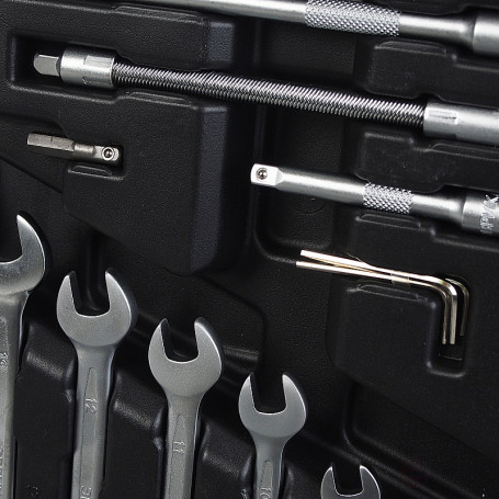 Набор инструмента ER-80001 1/4"&1/2"DR 6-гранный 101 предмет ЭВРИКА