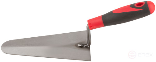 Мастерок бетонщика, прорезиненная ручка 180 мм