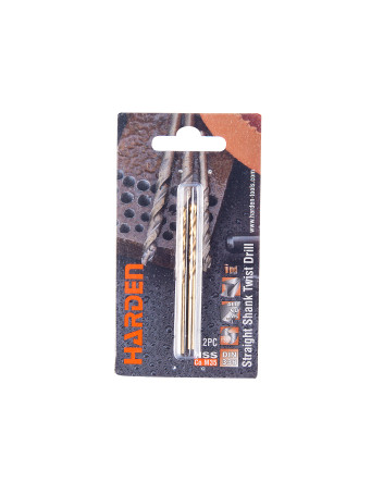 Metal drill bit, 2 mm, HSS, 2 pcs. // HARDEN