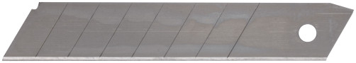Лезвия для ножа технического 18 мм, 8 сегментов, сталь SK5 (10 шт.) 10420