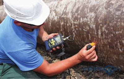 KO-345 control sample with simulated crack