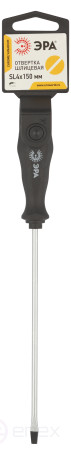150SL4 Отвертка ЭРА SL 4х150 мм шлицевая двухкомпонентная рукоятка