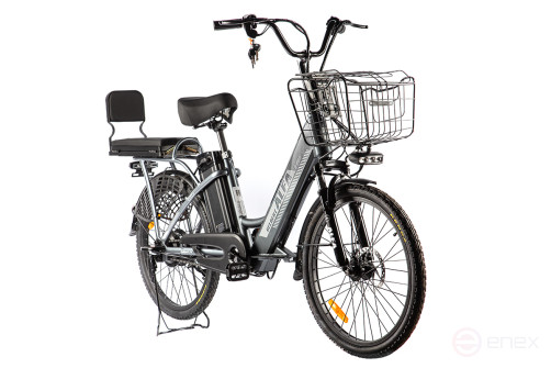 Электровелосипед Gelbert ALFA 2 PRO, серый