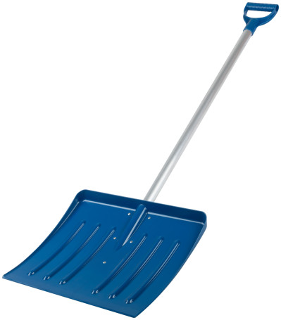 Snow shovel Pro polycarbonate, aluminum handle, medium 460x420x1350 mm