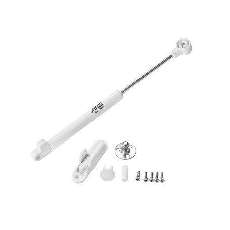 Overhead gas lift 100N with door closer white AKS PLUS