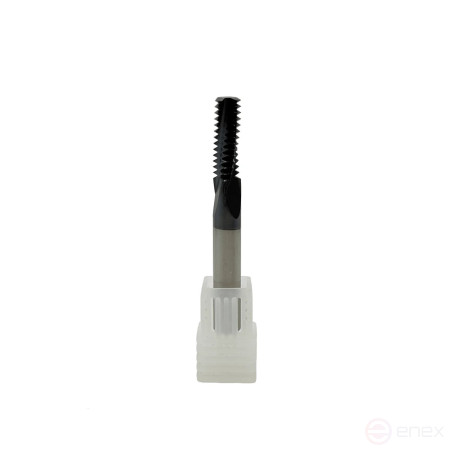 Multi-entry carbide milling cutter M 8.0x1.25 (D5.9x16xD6x50x3T) on TiXCo TORNERI T026200 coated steel