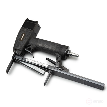 Hybest 1013JL furniture staple gun (pneumatic, 53F 20Ga staples, elongated)