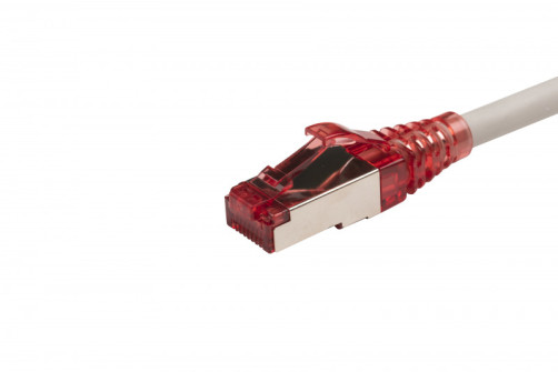 PC-LPM-STP-RJ45-RJ45-C5e-10M-LSZH-GY Patch Cord F/UTP, Shielded, Cat.5e (100% Fluke Component Tested), LSZH, 10M, Grey