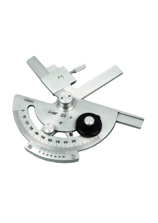 Protractor with vernier 5 UM, with verification