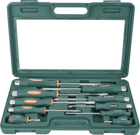 D70PP10S Set of rod impact Screwdrivers, Turnkey power screwdrivers, 10 items