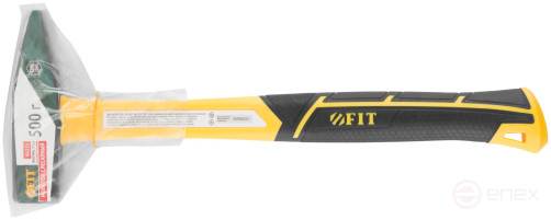 Молоток кованый, фиберглассовая усиленная ручка, Профи 500 гр.