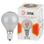 Incandescent lamp ERA P-40-E14-230-FR 40W 230V ball matte color box E14