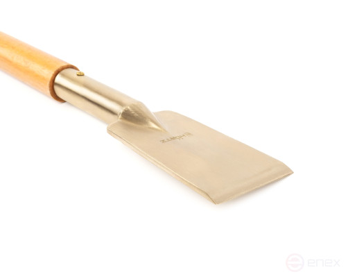 Scraper blade 150x765 mm wooden handle intrinsically safe AlCu 212-1008, HORTZ