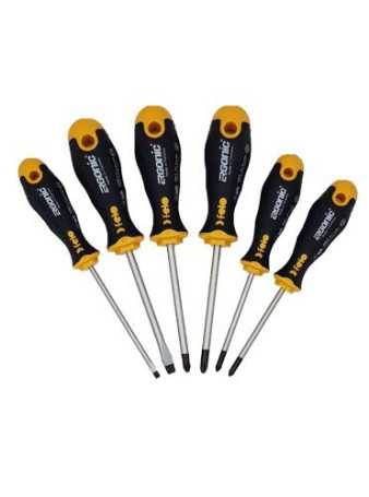 Felo Ergonic screwdriver set 6 pcs in a case 40010636