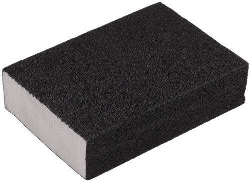 Aluminum-oxide grinding sponge, 100x70x25 mm, P 180
